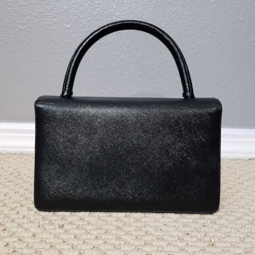 SOLD VINTAGE 1950'S Prestige Leather Box Purse - Picture 2 of 8